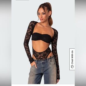 Edikted Lace Bodysuit - NEW